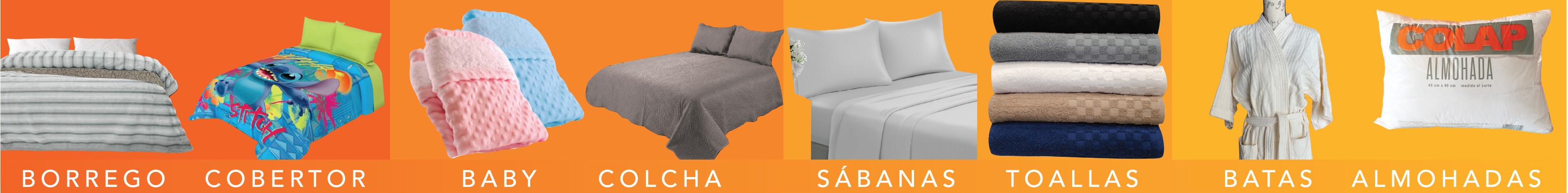 Tira superior de productos